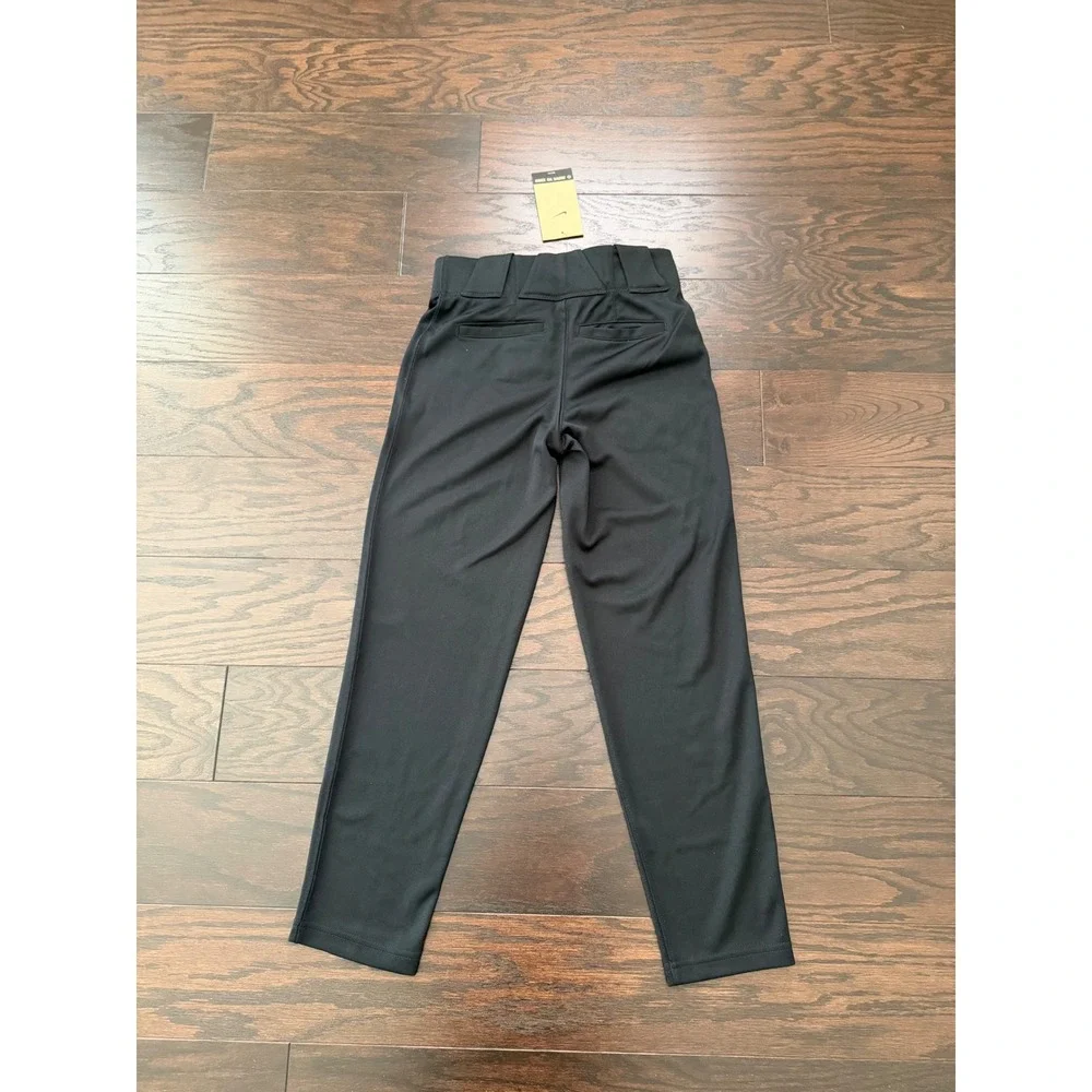Nike Kids Black Baseball Pants Small HQ7400-010 New With Tags